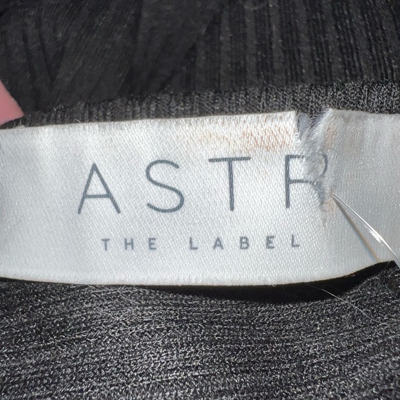 ASTR The Label Brand New Long Sleeve Cutout Choker Bodysuit in Black - Picture 8 of 16